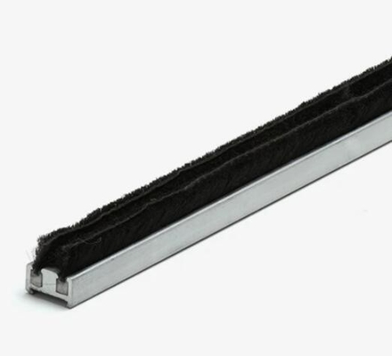 블랙 워터 프루스 웨어 스트립 브러쉬 슬라이딩 창문 및 문 ISO9001 인증