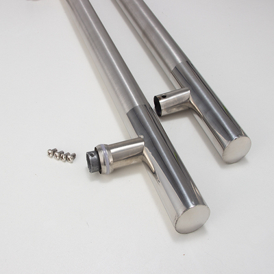 맞춤형 두께 알루미늄 프로필 유리 문 손잡이 현대 디자인 0.30mm 두께