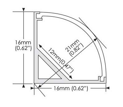 ISO18001 인증을 받은 Shengxin LED 스트립 알루미늄 프로필 LED 알루미늄 프로필