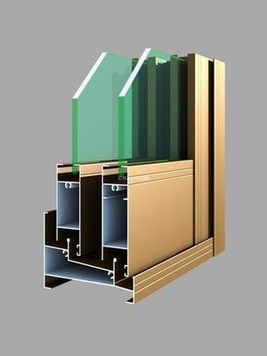 외진 알루미늄 캐비닛 창문 및 문 두께 0.8mm-2.0mm를위한 알루미늄 프로필