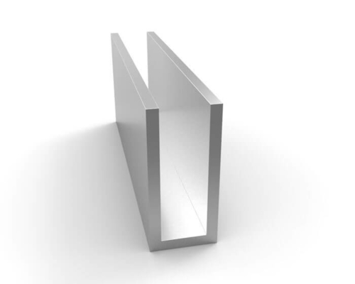 0.30mm 두께 유리 릴링 U 모양을 위한 맞춤화 된 안오디제 알루미늄 프로필