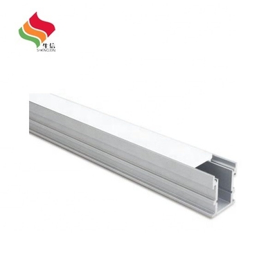 온도 T3-T8 Shengxin LED 프로필 알루미늄 엑스트루션 금속 물질 램프 트랙 U 슬롯 모양