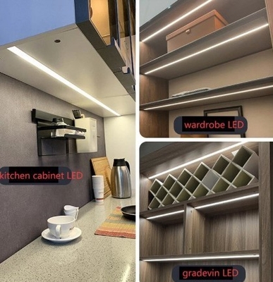 LED 계단 조명 장착 장치 장착 디자인에 대한 비중등 5.8-6.0M 알루미늄 프로필