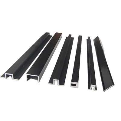 현대 아파트용 장식용 알루미늄 프로필 금색 흑색 0.8mm-2.0mm 두께