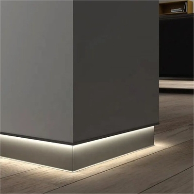 현대 아파트 블랙 알루미늄 스커트 프로파일 LED 조명 GB5237-2008 표준