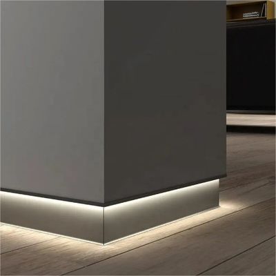 주방용 LED 알루미늄 프로필 스커팅 보드 6063-T5 알루미늄 프레임 홈