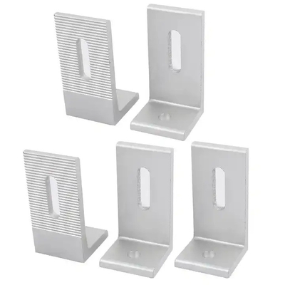 알루미늄 L 모양 태양 전지 패널 장착 브래킷 80x40x40mm 야외용