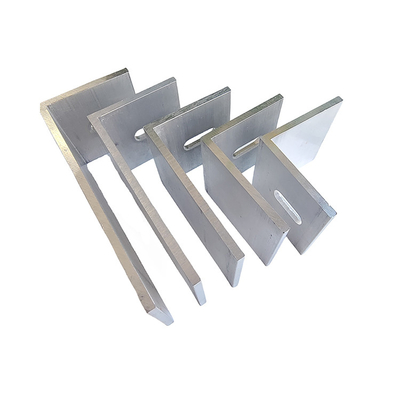 알루미늄 L 모양 태양 전지 패널 장착 브래킷 80x40x40mm 야외용