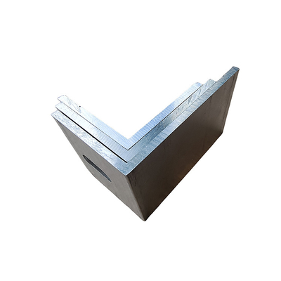 6000시리즈 등급 40x40x4mm 평면 알루미늄 합금 프로필 삼각형 엣지 스트립