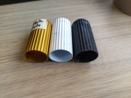 맞춤형 0.30mm 두께 골드 애노딩 알루미늄 튜브 프로파일 5.8-6.0M 길이