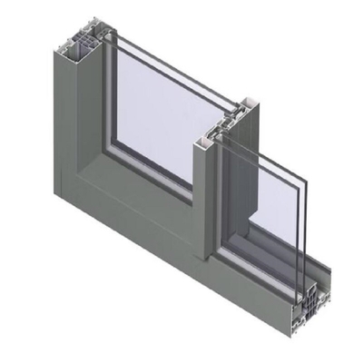 0.30mm 두께 알루미늄 외출 프로파일 사용자 정의 유리 창문 및 문